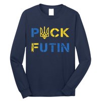 Puck Futin, I Stand With Ukraine, Support Ukraine Long Sleeve Shirt