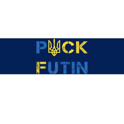 Puck Futin, I Stand With Ukraine, Support Ukraine Bumper Sticker