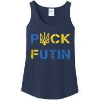 Puck Futin, I Stand With Ukraine, Support Ukraine Ladies Essential Tank