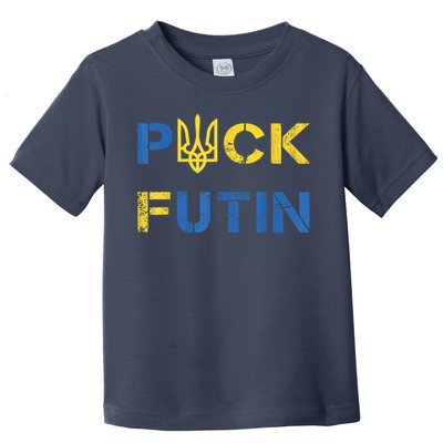 Puck Futin, I Stand With Ukraine, Support Ukraine Toddler T-Shirt