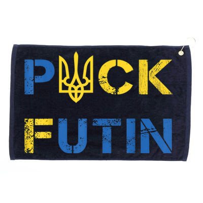 Puck Futin, I Stand With Ukraine, Support Ukraine Grommeted Golf Towel