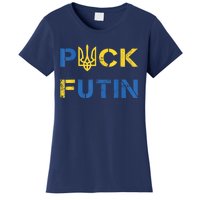 Puck Futin, I Stand With Ukraine, Support Ukraine Women's T-Shirt