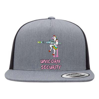 Unicorn Security Flat Bill Trucker Hat