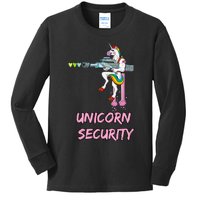 Unicorn Security Kids Long Sleeve Shirt