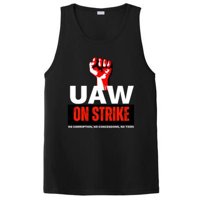 Uaw Strike United Auto Workers Union Strike Gift Walkout Red PosiCharge Competitor Tank