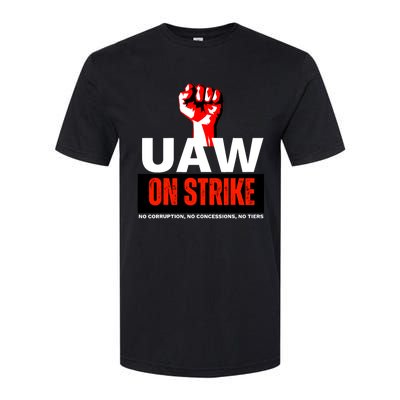 Uaw Strike United Auto Workers Union Strike Gift Walkout Red Softstyle CVC T-Shirt