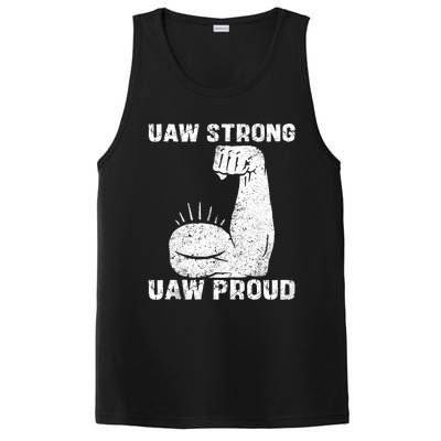 Uaw Strong Uaw Proud Union Pride Uaw Laborer Worker PosiCharge Competitor Tank