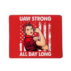 Uaw Strong Uaw Laborer Worker Uaw Proud Union Pride Mousepad