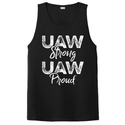 UAW Strong UAW Proud Union Pride UAW Laborer Worker PosiCharge Competitor Tank