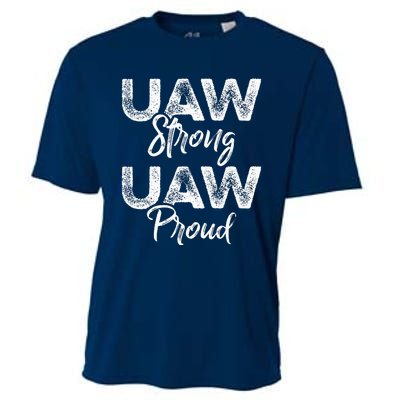 UAW Strong UAW Proud Union Pride UAW Laborer Worker Cooling Performance Crew T-Shirt