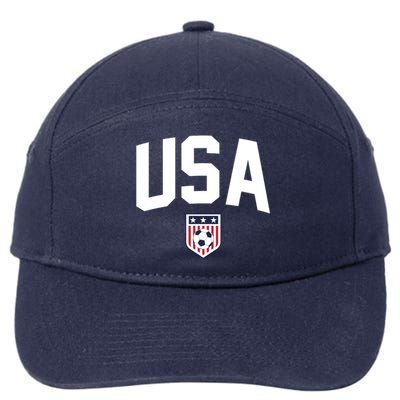 United States USA Soccer Flag American Flag Football Jersey 7-Panel Snapback Hat