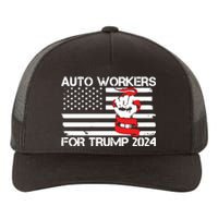 Uaw Strong Uaw Proud Union Pride Auto Workers For Trump Yupoong Adult 5-Panel Trucker Hat