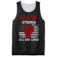 UAW Strike USA Flag Red United Auto Workers Picket Sign Mesh Reversible Basketball Jersey Tank