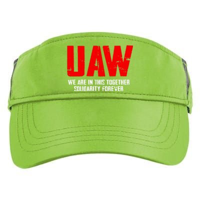 Uaw Strike United Auto Workers Union Uaw Strong Adult Drive Performance Visor