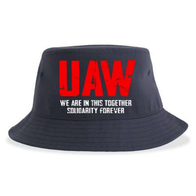 Uaw Strike United Auto Workers Union Uaw Strong Sustainable Bucket Hat