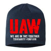 Uaw Strike United Auto Workers Union Uaw Strong Sustainable Beanie