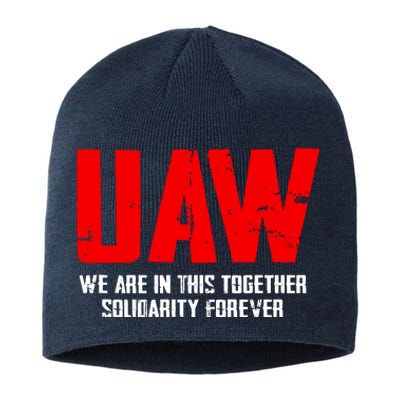 Uaw Strike United Auto Workers Union Uaw Strong Sustainable Beanie