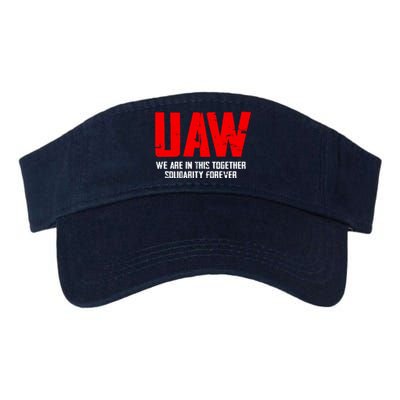 Uaw Strike United Auto Workers Union Uaw Strong Valucap Bio-Washed Visor