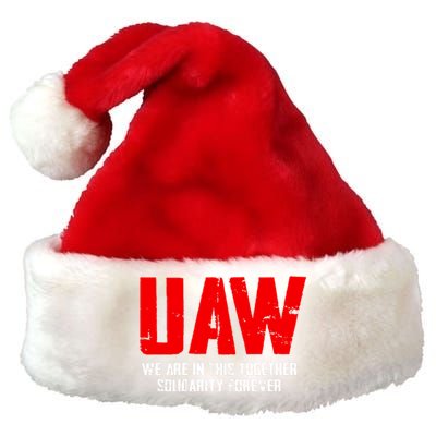 Uaw Strike United Auto Workers Union Uaw Strong Premium Christmas Santa Hat