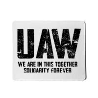 Uaw Strike United Auto Workers Union Uaw Strong Red Mousepad