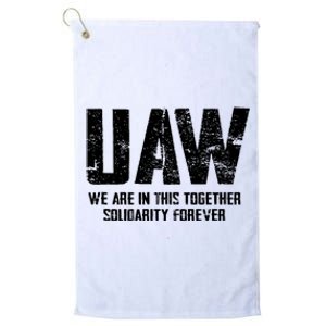 Uaw Strike United Auto Workers Union Uaw Strong Red Platinum Collection Golf Towel