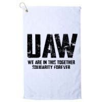 Uaw Strike United Auto Workers Union Uaw Strong Red Platinum Collection Golf Towel