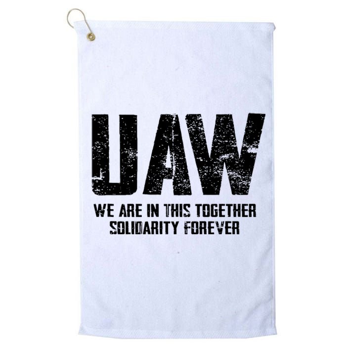 Uaw Strike United Auto Workers Union Uaw Strong Red Platinum Collection Golf Towel