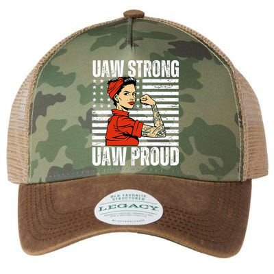 Uaw Strong Uaw Proud Union Pride Uaw Laborer Worker Legacy Tie Dye Trucker Hat