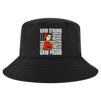 Uaw Strong Uaw Proud Union Pride Uaw Laborer Worker Cool Comfort Performance Bucket Hat