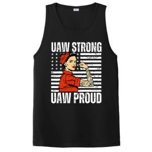 Uaw Strong Uaw Proud Union Pride Uaw Laborer Worker PosiCharge Competitor Tank