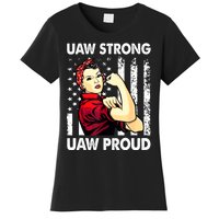 UAW Strong UAW Proud Union Pride UAW Laborer Worker Women's T-Shirt