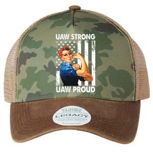 Uaw Strong Uaw Proud Union Member Strong Legacy Tie Dye Trucker Hat