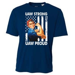 Uaw Strong Uaw Proud Union Member Strong Cooling Performance Crew T-Shirt