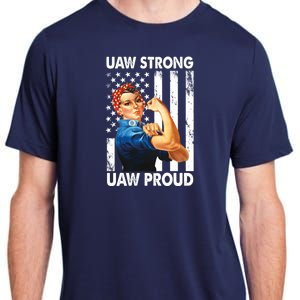 Uaw Strong Uaw Proud Union Member Strong Adult ChromaSoft Performance T-Shirt