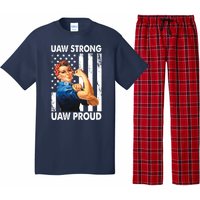 Uaw Strong Uaw Proud Union Member Strong Pajama Set