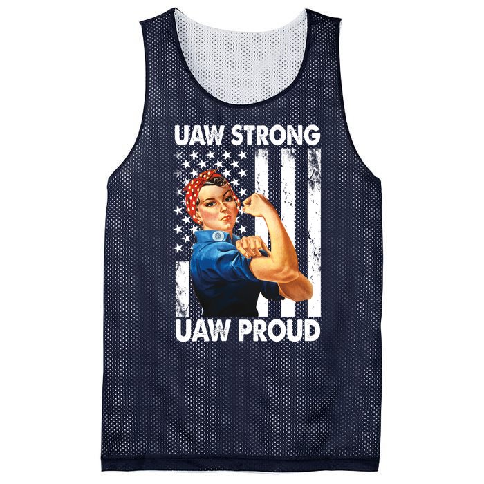 Uaw Strong Uaw Proud Union Member Strong Mesh Reversible Basketball Jersey Tank