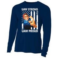 Uaw Strong Uaw Proud Union Member Strong Cooling Performance Long Sleeve Crew