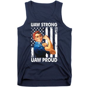 Uaw Strong Uaw Proud Union Member Strong Tank Top