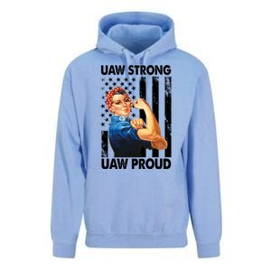 Uaw Strong Uaw Proud Union Member Strong Unisex Surf Hoodie