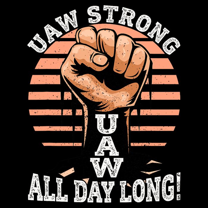 UAW Strong UAW Proud Union Pride UAW Laborer Worker Drawstring Bag