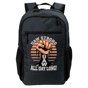 UAW Strong UAW Proud Union Pride UAW Laborer Worker Daily Commute Backpack