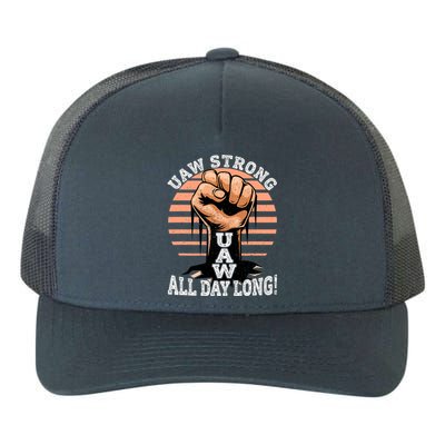 UAW Strong UAW Proud Union Pride UAW Laborer Worker Yupoong Adult 5-Panel Trucker Hat