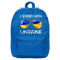 Ukrainian Support Ukraine I Stand With Ukraine Flag Vintage Cute Gift 16 in Basic Backpack