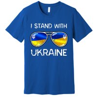 Ukrainian Support Ukraine I Stand With Ukraine Flag Vintage Cute Gift Premium T-Shirt