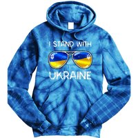 Ukrainian Support Ukraine I Stand With Ukraine Flag Vintage Cute Gift Tie Dye Hoodie