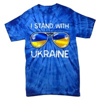 Ukrainian Support Ukraine I Stand With Ukraine Flag Vintage Cute Gift Tie-Dye T-Shirt