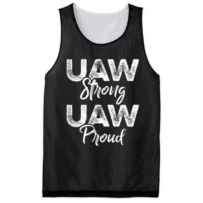 UAW Strong UAW Proud Union Pride UAW Laborer Worker Mesh Reversible Basketball Jersey Tank