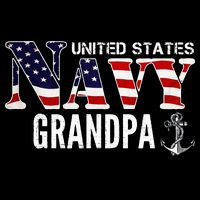 United States Vintage Navy With American Flag Grandpa Gift Tank Top