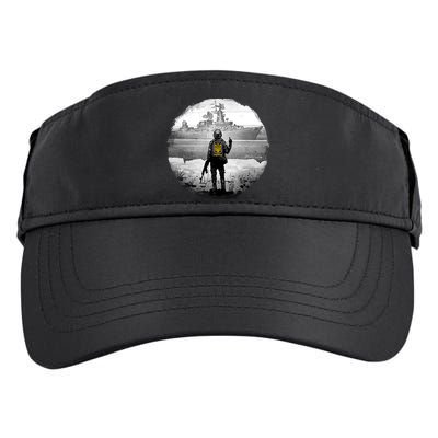 Ukraine Soldier Vs Russian Warship Adult Drive Performance Visor
