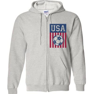 USA Soccer Wo American Soccer Fan Hoodie Full Zip Hoodie